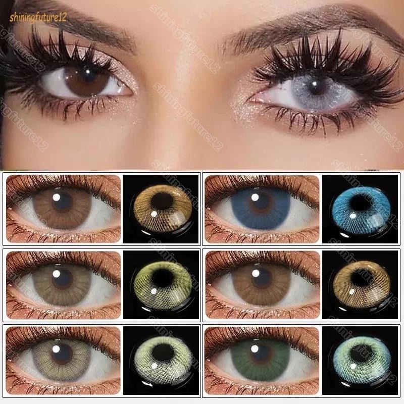 Las Lentes De Contacto De 1 A 2 De Color Aurora Series 12 EstáN Garantizadas Por Un AñO Lentes