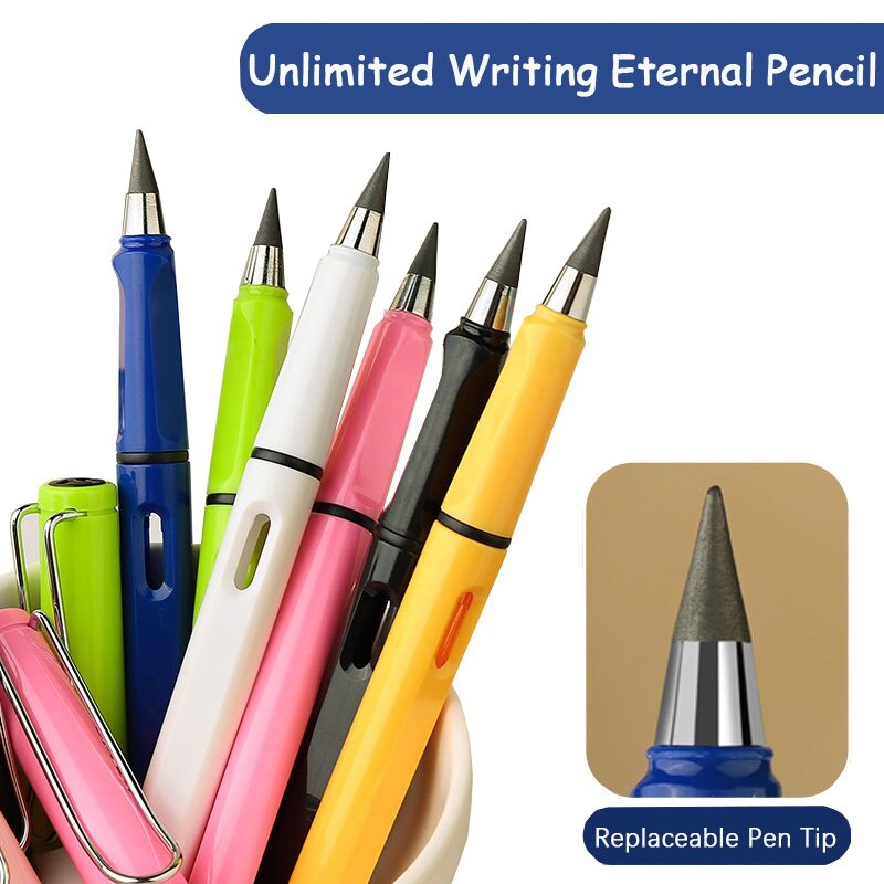 Unlimited Writing Pencil New Technology No Ink Eternal Pencils Kids Art Sketch Painting Tools
