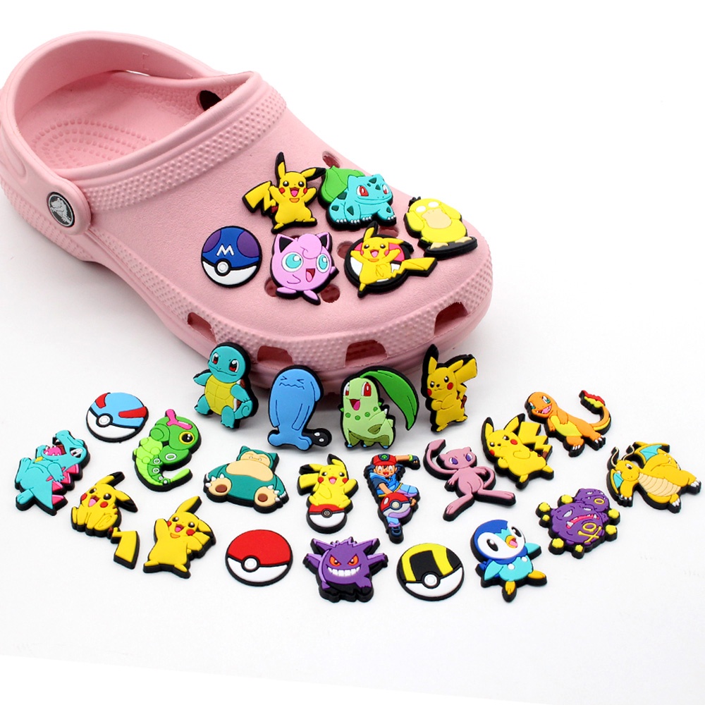 jibbitz Dibujos Animados Pokémon crocs charms Pin DIY Accesorios croc