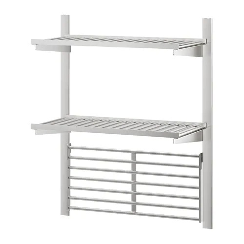 IKEA KUNGSFORS Suspension rail with kitchen storage shelf rack / wall grid Shopee Malaysia