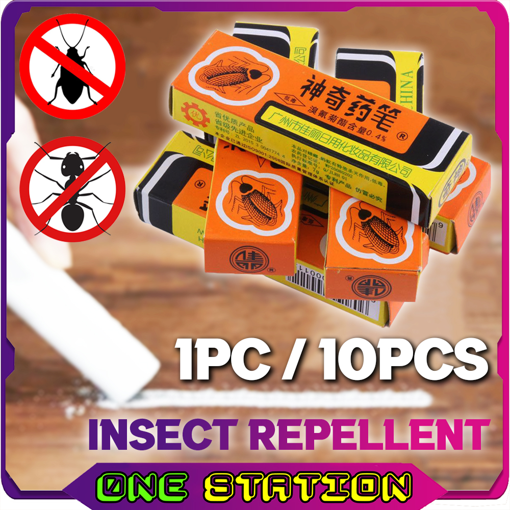 1 PCS / 10 PCS Miraculous Cockroach Killer Ant Insect Repellent Chalk