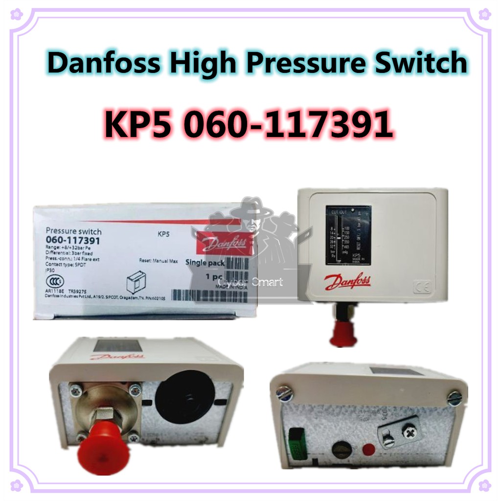 [Ready Stock]Danfoss High Pressure Switch KP5 060117391 Shopee Malaysia