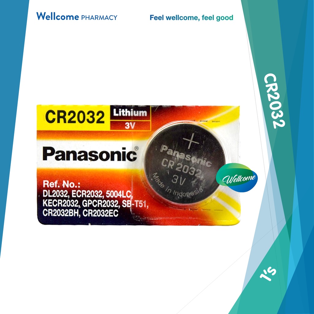 Panasonic CR2032 3V Lithium Coin Battery 1's Shopee Malaysia