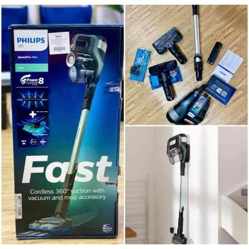 PHILIPS SPEEDPRO MAX AQUA CORDLESS STICK VACUUM BY AMWAY (PRELOVE ITEM
