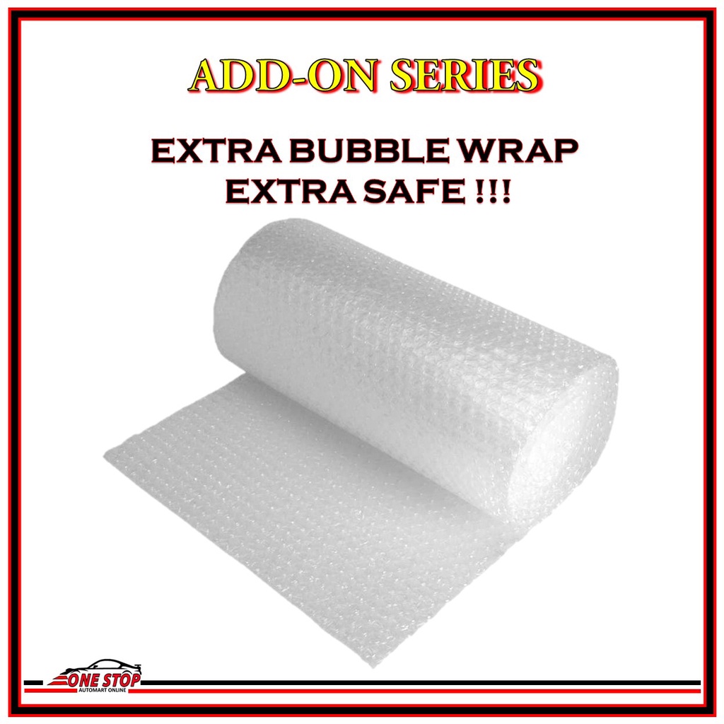 ADD ON BUBBLE WRAP & DOUBLE BOX FOR EXTRA SAFE Shopee Malaysia