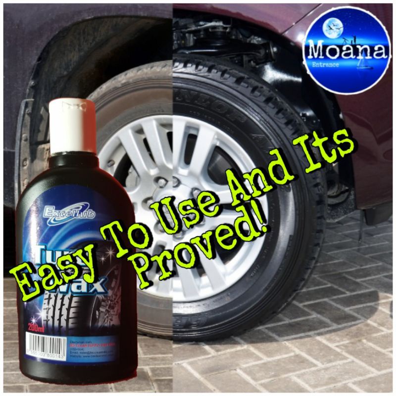 Tyre wax Excellub Pengilat Tayar Berjenama Pengilat Tayar Kereta