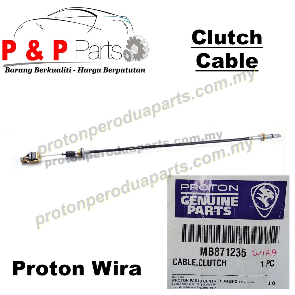 Cable Clutch Kabel Proton Wira 1.3 1.5 1.6 1.8 Original Proton