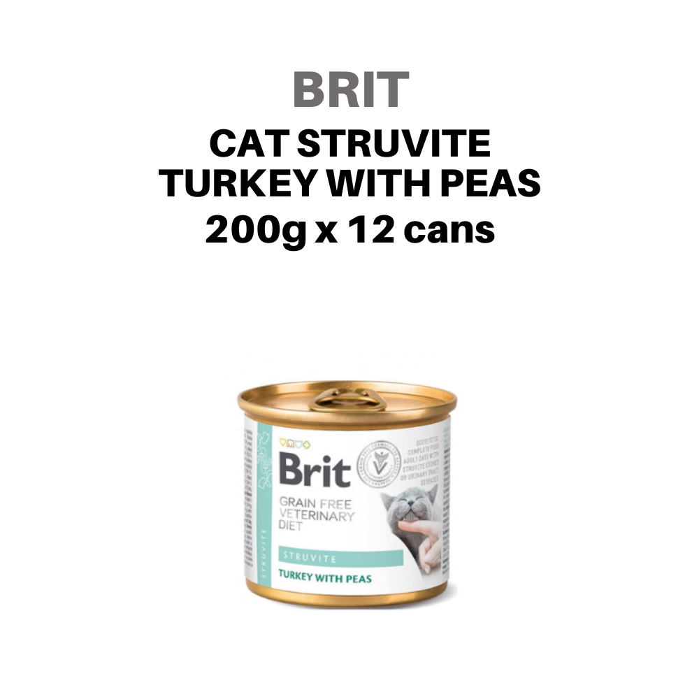 BRIT WET FOOD CAT STRUVITE CAN 200g x12 Shopee Malaysia