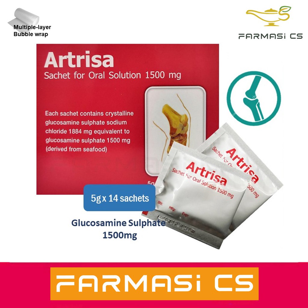 Artrisa ( Glucosamine Sulphate 1500mg ) Sachet for Oral Solution 1500mg