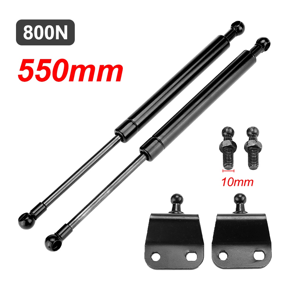 A Pair Universal 800N 300/350/400/450/500/600mm Gas Strut Bars Gas