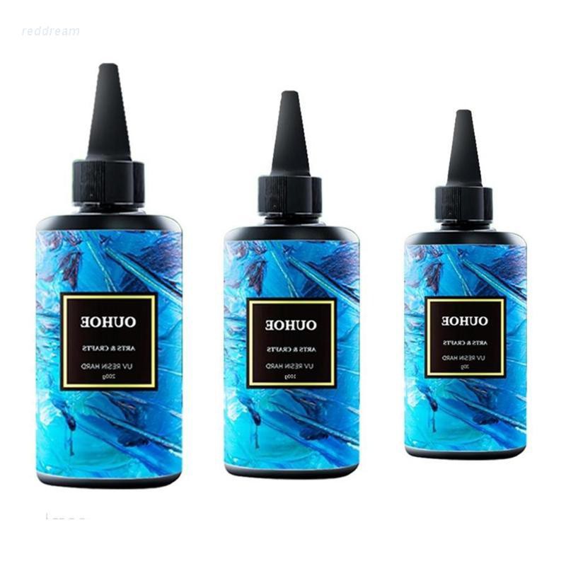 REDD 30/100/200g Ultraviolet Resin Hard Glue Curing UV Gel DIY Jewelry