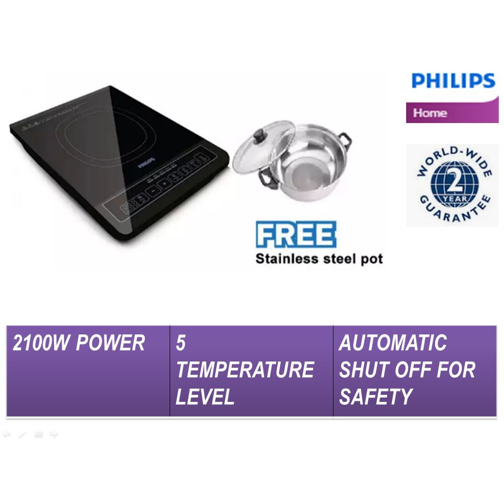 PHILIPS DAILY COLLECTION INDUCTION COOKER HD4902 Shopee Malaysia