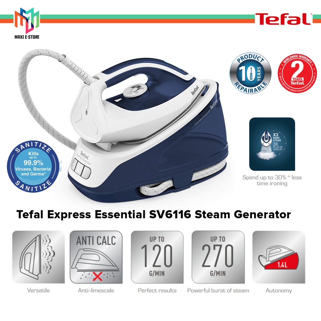 Tefal SV6116 Express Easy Steam Generator Iron SV6116M0 / SV6040