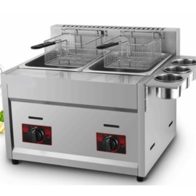 DEEP FRYER 12L use GAS, Double Tank (6L+6L) Shopee Malaysia