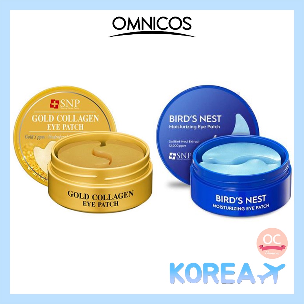 SNP Gold Collagen /Bird's Nest Moisturizing Eye Patch 60pcs Shopee Malaysia