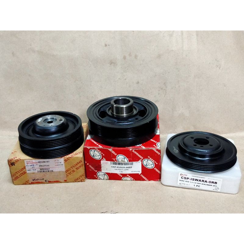 CRANKSHAFT & FAN PULLEY PROTON WIRA WAJA PERDANA TOYOTA HILUX LN106