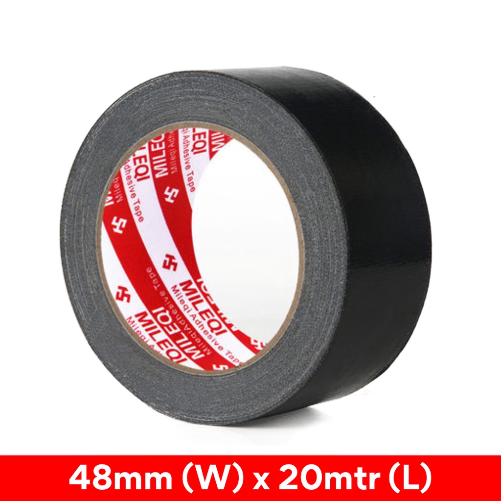 48MM x 20M Mileqi Single Sided Cloth Duct Tape Waterproof Strong