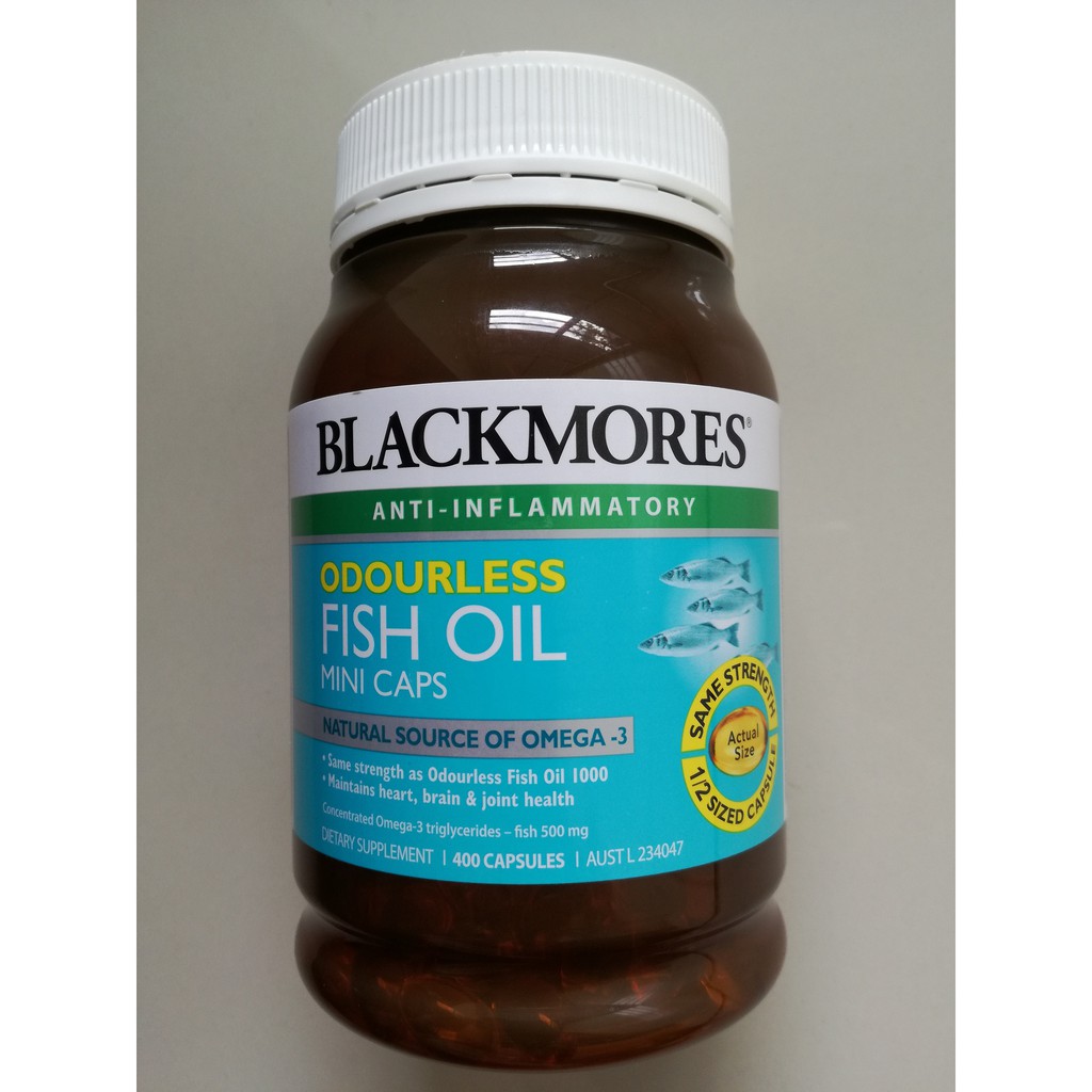 Blackmores Fish Oil 1000 Mini Caps AntiInflammatory (400 Capsules