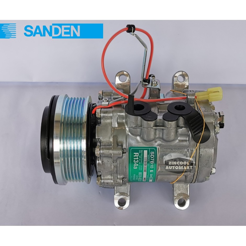 Perodua Axia Air Cond Compressor 💯 Original SANDEN Parts Shopee Malaysia
