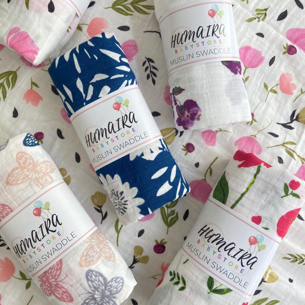 HUMAIRA MUSLIN COTTON SWADDLE Shopee Malaysia