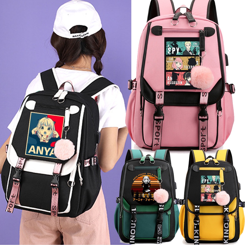 Spy X Family woman Backpack Student Schoolbag Fashion Korean Backpack