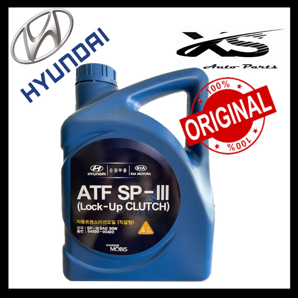 Hyundai ATF SPIII SP3 4L Automatic Transmission Fluid Shopee Malaysia