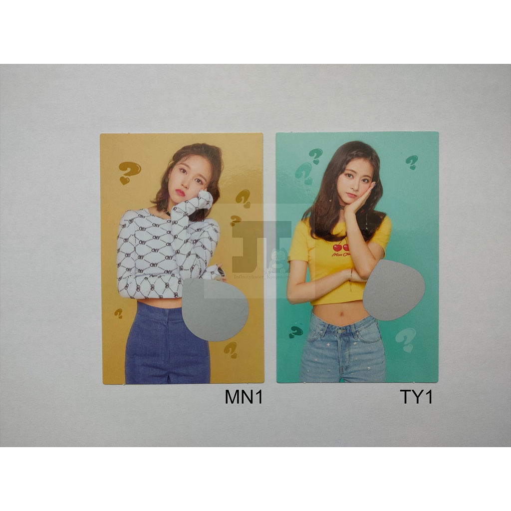 (Ready Stock)TWICE official What Is Love? Scratch card (*Read