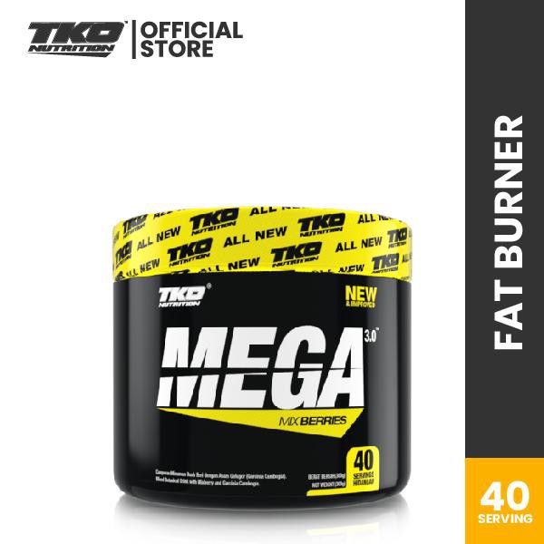 [ORI FROM HQ] TKO Nutrition Fat Burner MEGA 3.0 Supplement Kurus 40 Servings (Fast+FREE SHIPPING