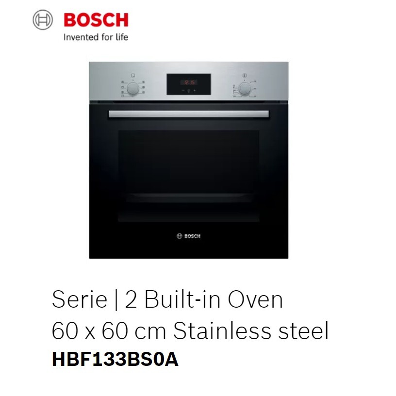 Bosch Built in Oven 66L HBF133BS0A Shopee Malaysia
