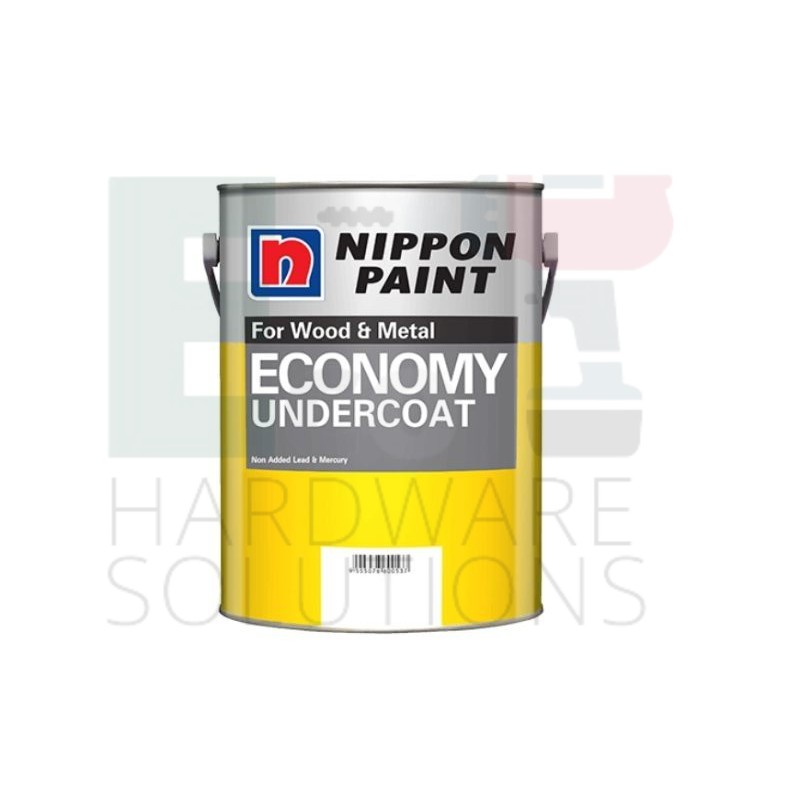 Nippon Economy Undercoat Paint For Wood & Metal (1L White) Shopee