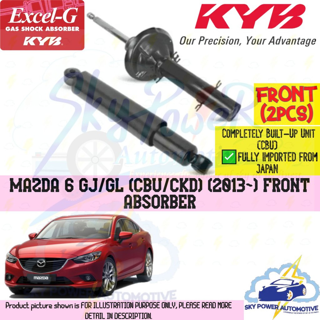 MAZDA 6 GJ/GL (CBU/CKD) (2013) KAYABA (KYB) EXCEL G GAS SHOCK ABSORBER