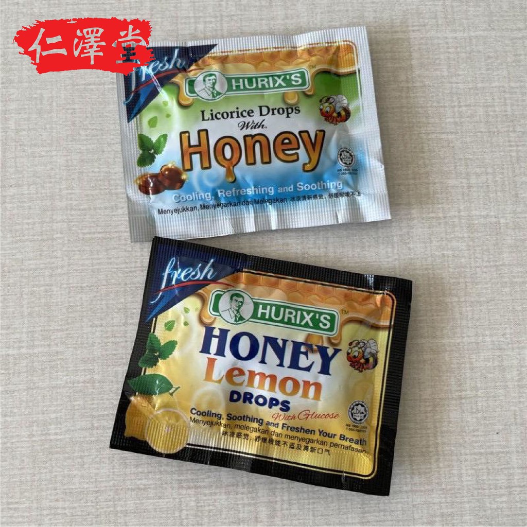 HURIX'S Honey Lemon Drops & Licorice Drops with Honey(6's) Shopee