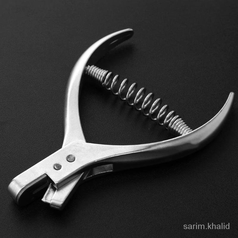 Steel Handheld Slot Puncher ID Card Photo Badge Hole Punching Tool for