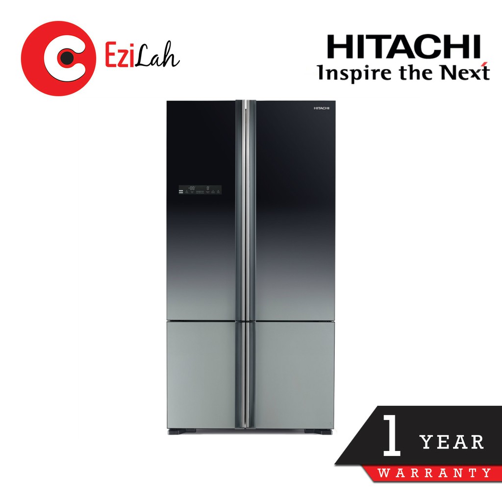 Hitachi 4 Door Refrigerators (700L) RWB850P5M Shopee Malaysia