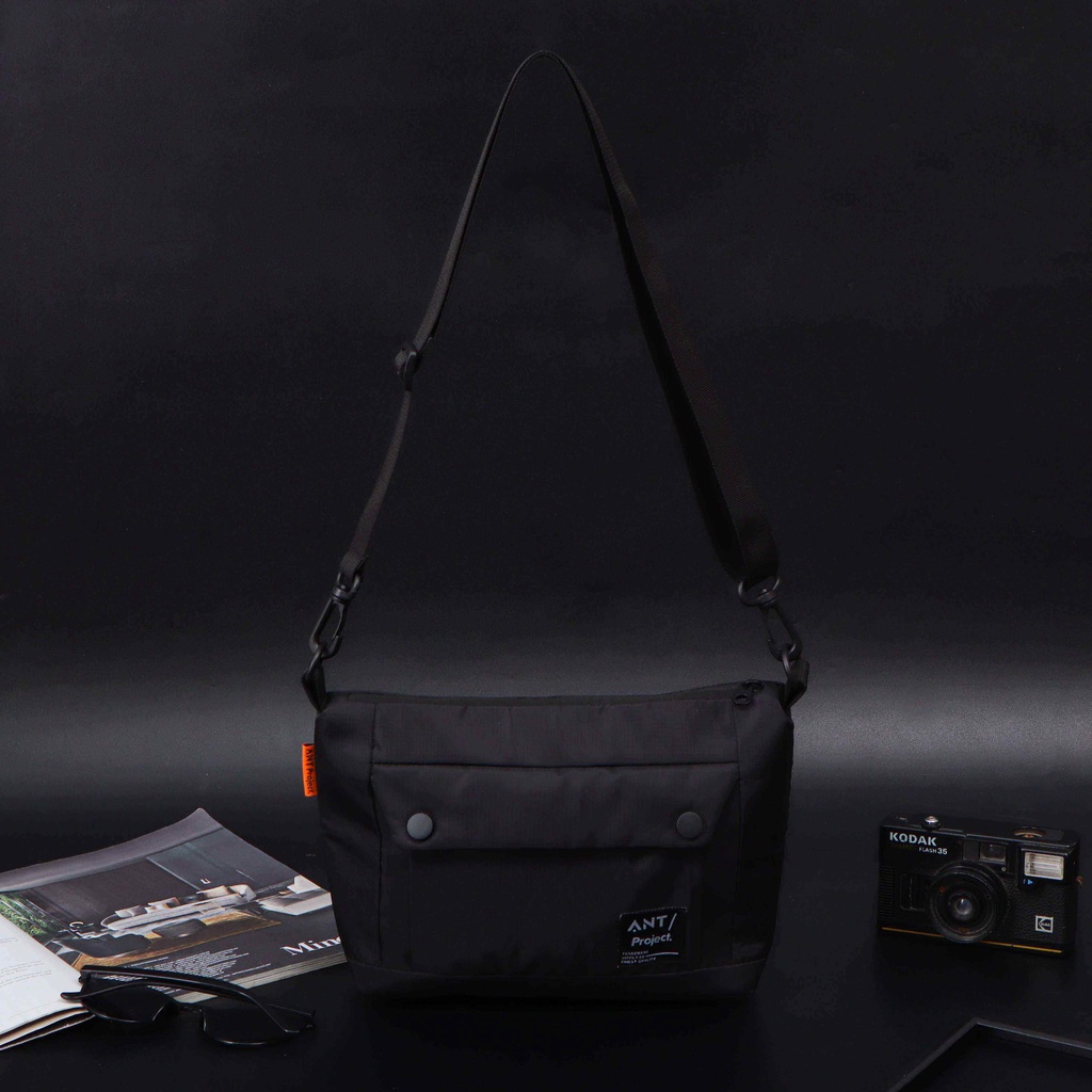 Ant PROJECT Sling Bag HINATA Black Men's Sling Bag Shopee Malaysia