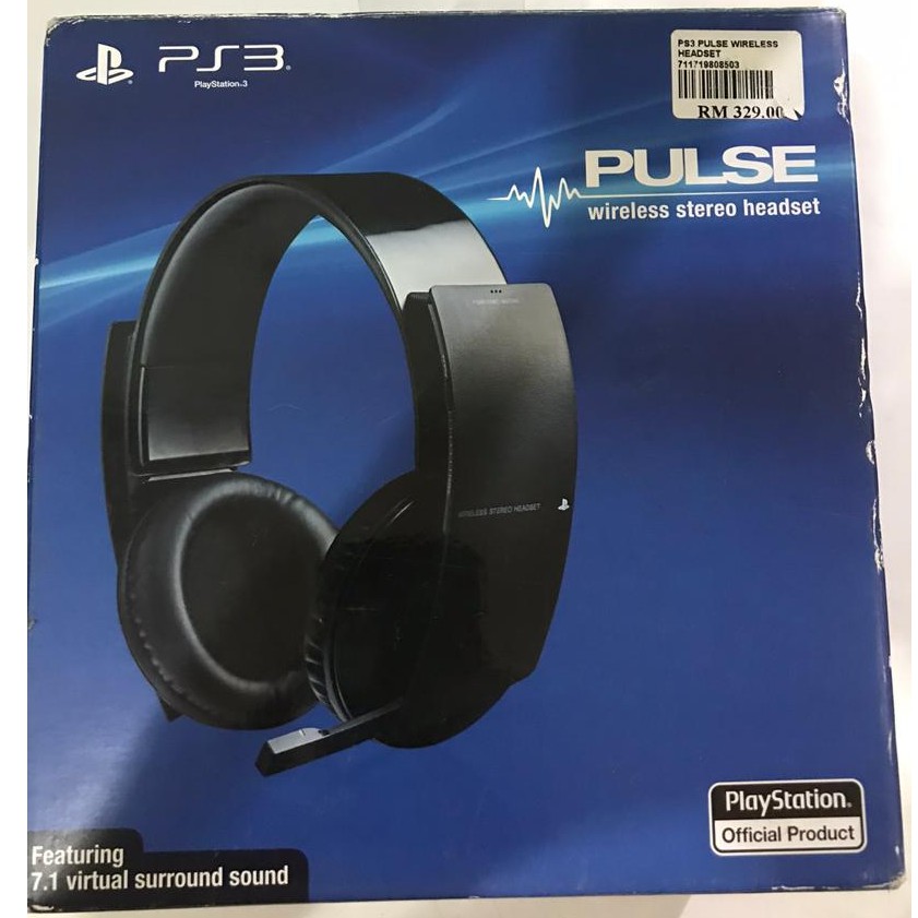 Sony PS3 wireless headphones dolby surrounds (clear stock) Shopee
