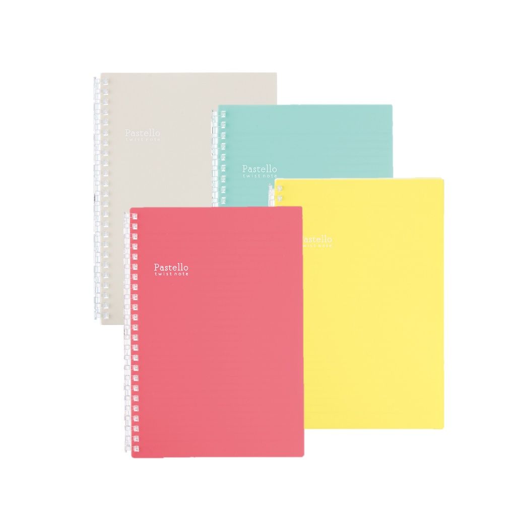 LIHIT LAB. Pastello Twist Note A5 Refillable Notebook Japan (30's) N