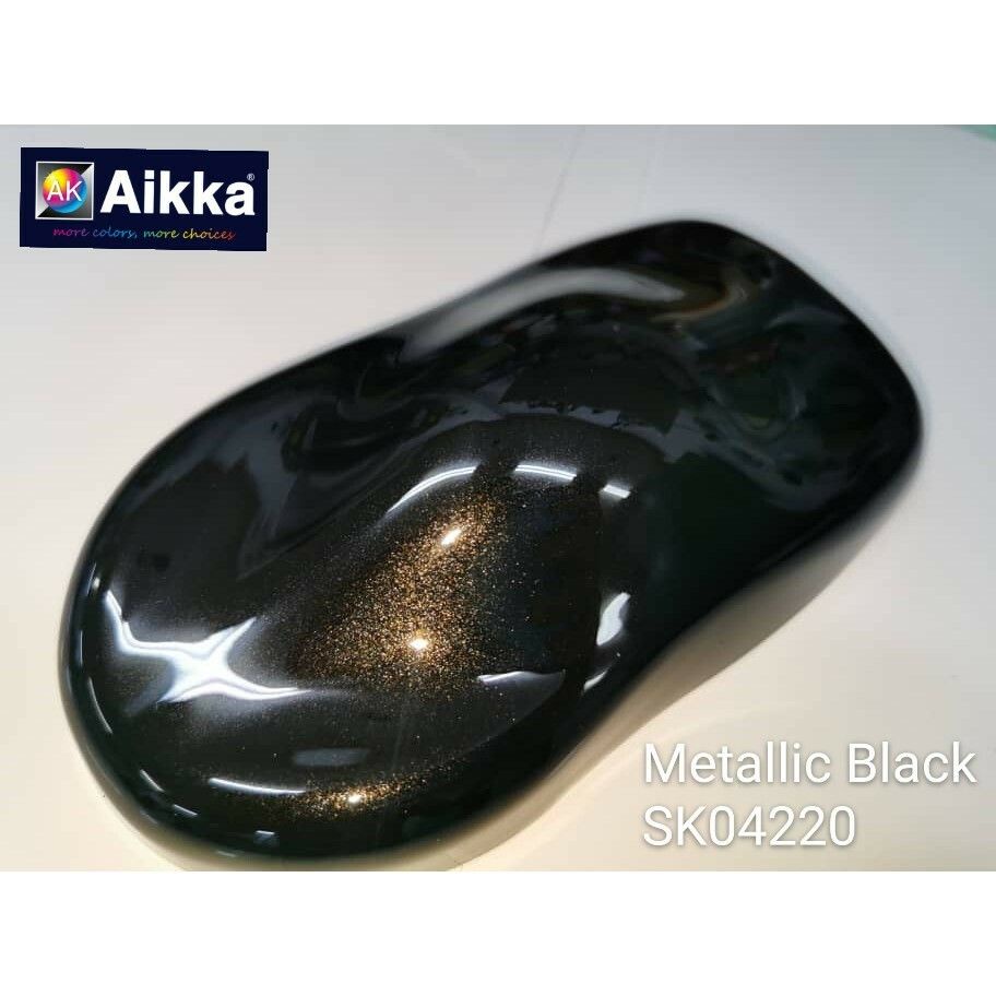AIKKA SK04220 METALLIC BLACK 2K CAR PAINT Shopee Malaysia