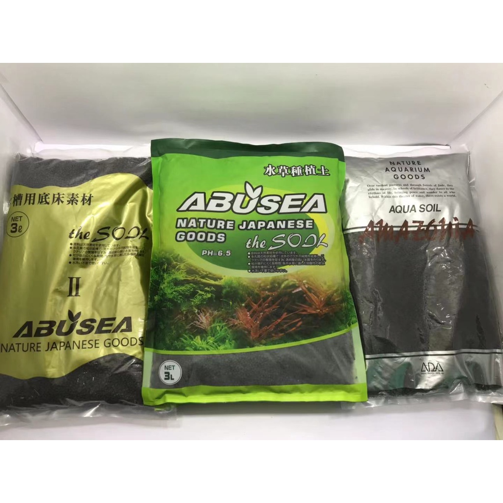 *READY STOCK* AMAZON SOIL AQUA SOIL 3L AQUARIUM ADA SAND SOIL FOR