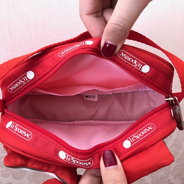 💯[in stock]💯Cloth Bag Home LeSportsac Waterproof Joint Camera Shape