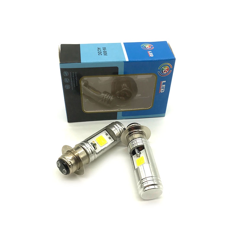 2 Side LED Headlight AC DC H6 Universal For Yamaha Honda motor bike