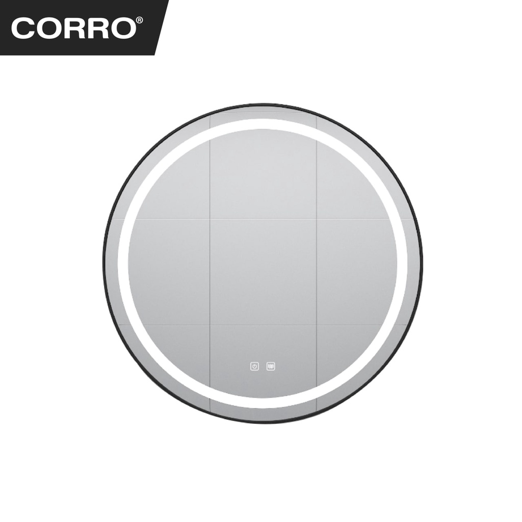 Corro Bathroom Mirror LED / Bedroom Mirror LED Light Mirror Round Anti