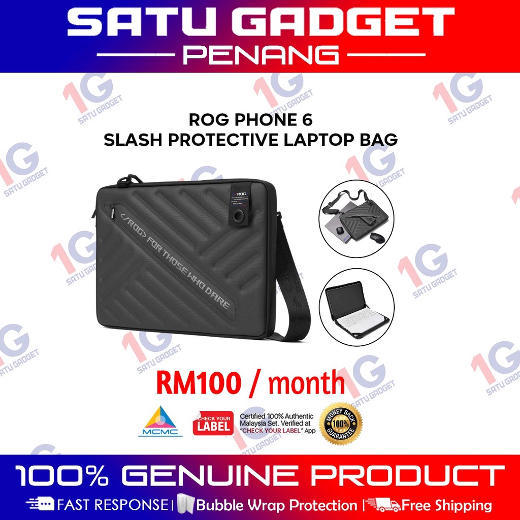 ASUS Rog Slash Protective Laptop Bag Shopee Malaysia