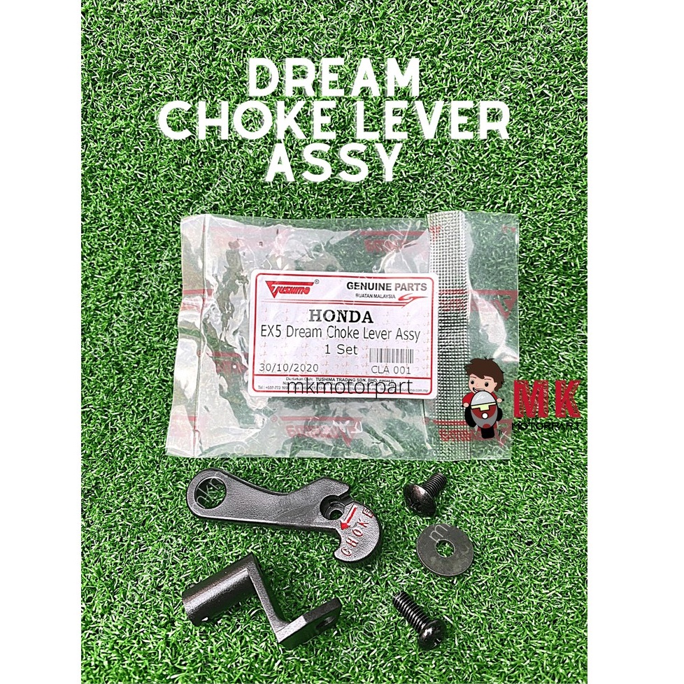 Honda Ex5 DREAM CHOKE LEVER SET With Screw , Premium Quality By TUSHIMA Shopee Malaysia