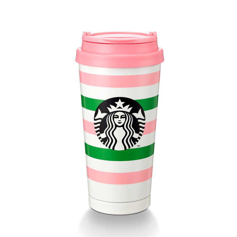 Starbucks x Kate Spade Stripe Stainless Steel Tumbler (16oz) Shopee