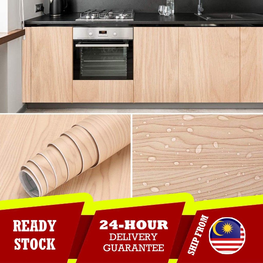 [60CM*1.0M] Wood Grain Series PVC Self Adhesive Decor Wallpaper