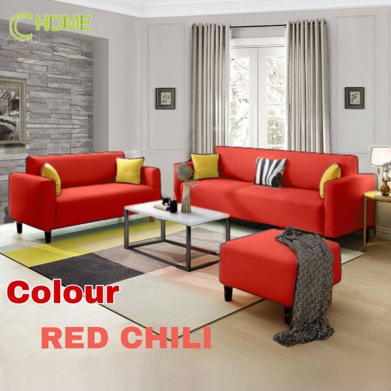 C HOME READYSTOCK 2 SEATER / 3 SEATER SOFA/ 2+3 SEATER/SOFA SET FREE STOOL Shopee Malaysia