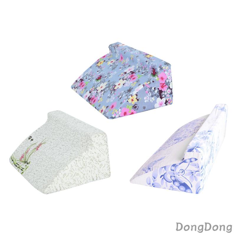 Wedge Pillow with Washable Cover Triangle Adjustable Leg Bolster Ankle