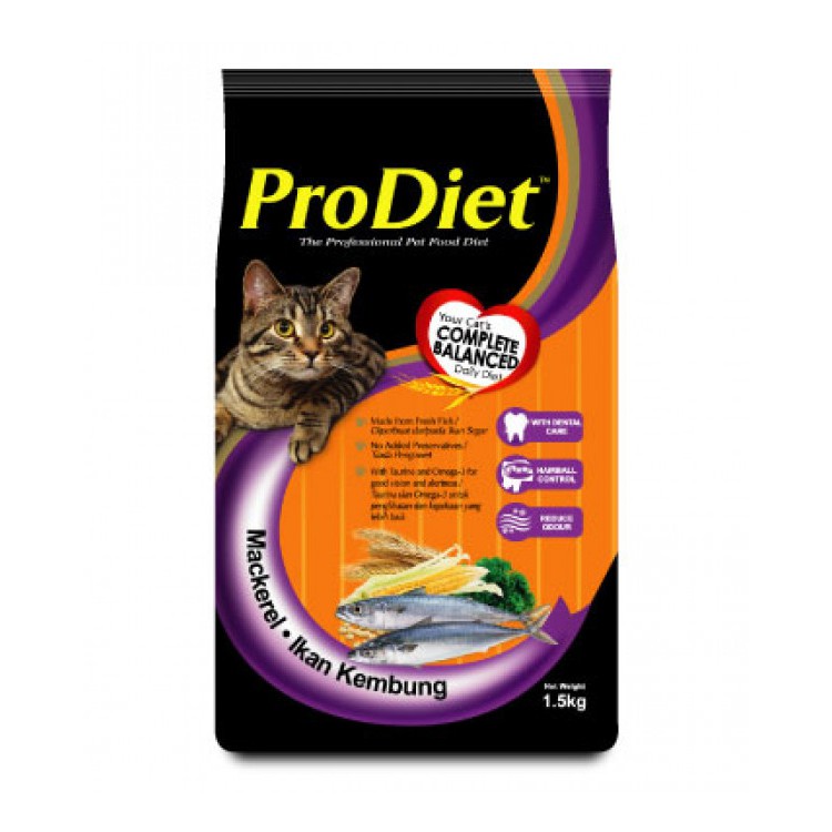 Prodiet Dry Cat Food (Mackerel) 500g Shopee Malaysia