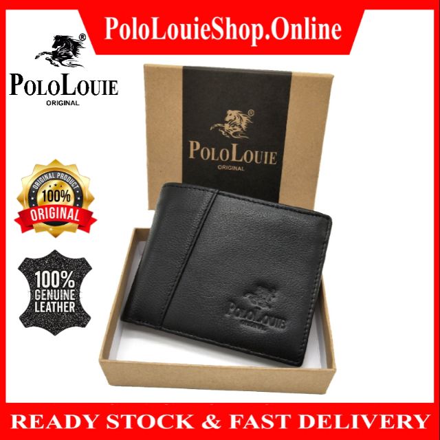 Original Polo Louie Smart Men's Genuine Leather Luxury Wallet With Gift